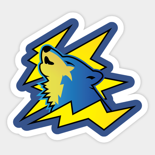 Thunder Howler Sticker by EdwardLarson